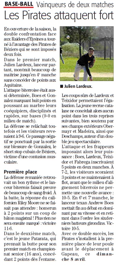 Pirates-baseball-beziers-presse-20180405