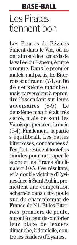 Pirates-baseball-beziers-presse-20180412